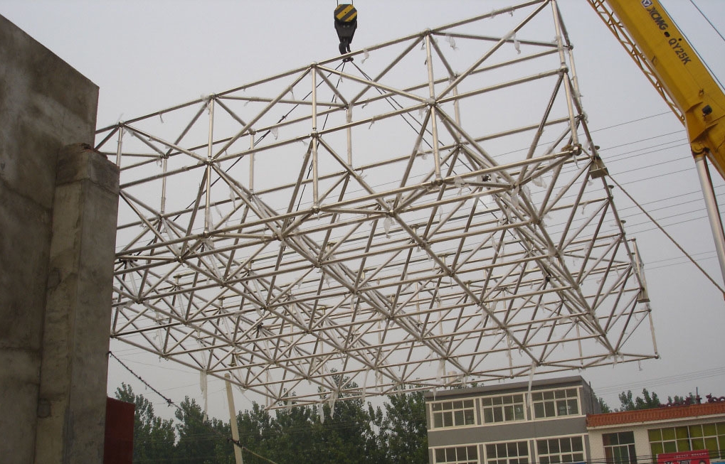 浦东不锈钢门头网架安装