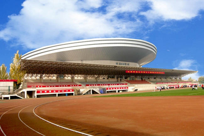 浦东体育场看台网架工程