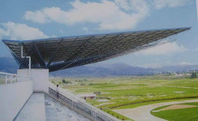 浦东体育场看台网架工程